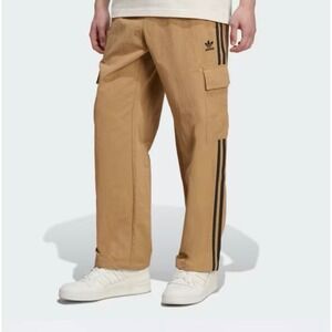 NEW Mens ADIDAS ORIGINALS CARGO Trefoil Track‎ PANTS XL  JY1392 Cardboard Brown